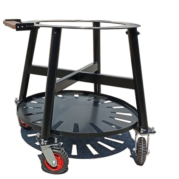 Chariot KAMDO OFF-ROAD. Chariot de barbecue tout-terrain avec cadre en acier renforcé et finition thermolaquée mate