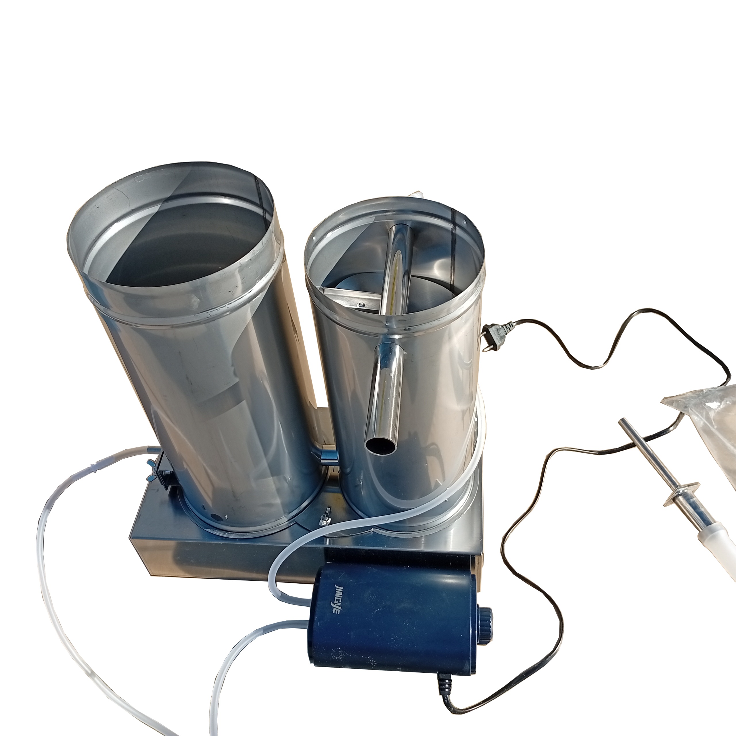 SG2 cold smoke generator 5,3Lt Ø130mm + active cooler-filter - Image 3