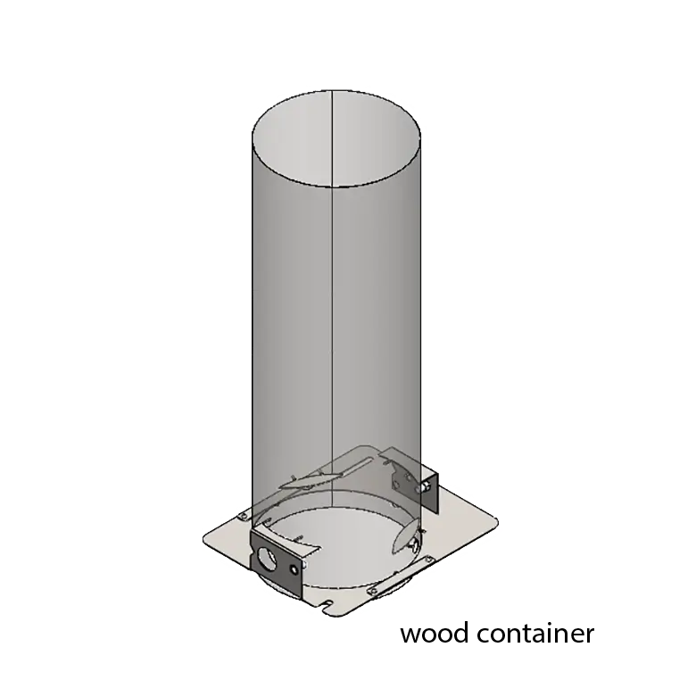 SG1 cold smoke generator 5,3Lt Ø130mm + passive cooler - Image 6