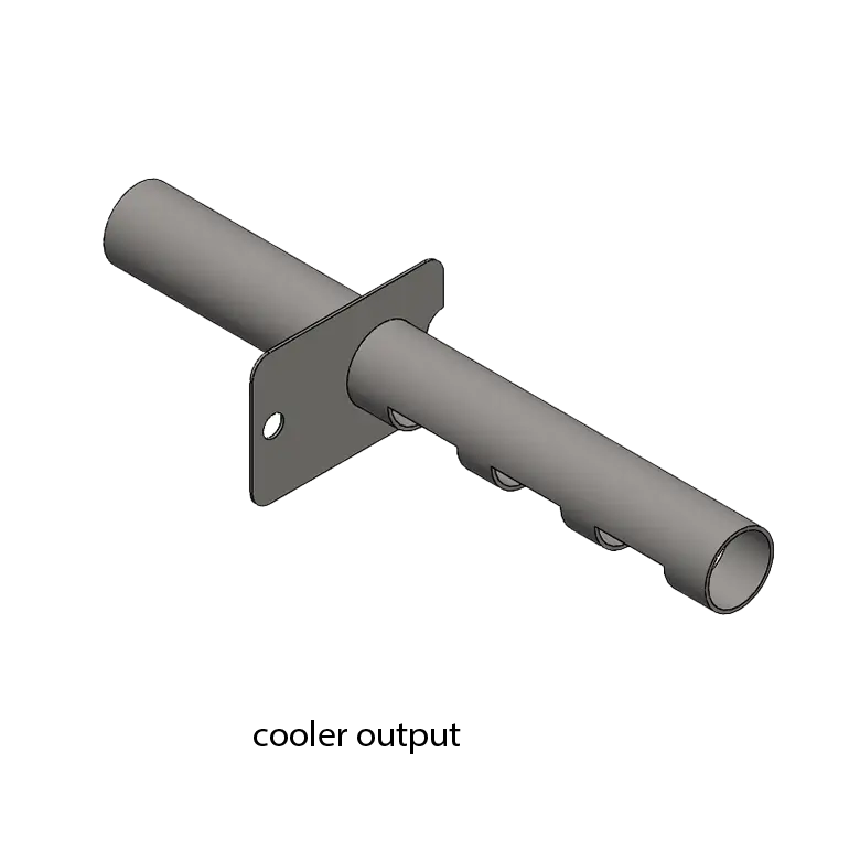 cold smoke generator SG2 cooler output