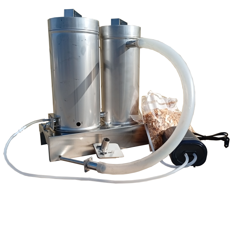 SG2 cold smoke generator 5,3Lt Ø130mm + active cooler-filter