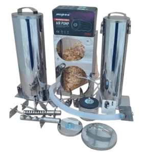 SG2 cold smoke generator 5,1Ltr Ø140mm + active cooler-filter Ø125mm